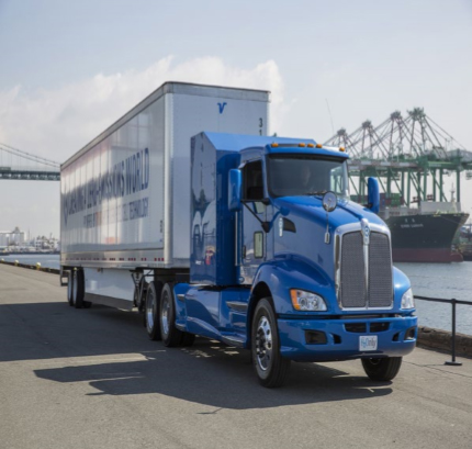 Hydrogen fuel cell electric Class 8  Truck